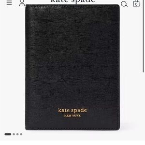 Kate Spade Morgan Passport Holder in Black